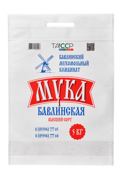 Сумка из спанбонда, 40х57см, 10кг, 80гр/м2 прорубная ручка, полноцветная печать